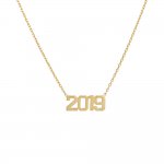 Varsity Solid Year Necklace