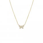 Pave Butterfly Necklace