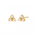 Pearl Trio Cluster Stud Earring