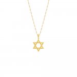 Solid Star Of David Necklace