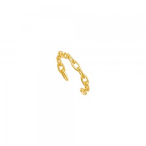 Thin Solid Chain Ear Cuff