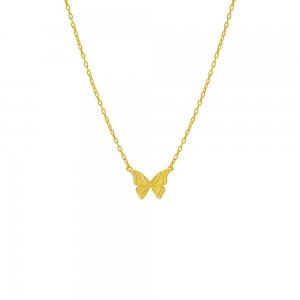 The Adina Eden Solid Butterfly Necklace