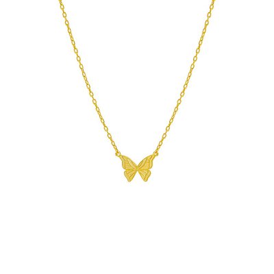 The Adina Eden Solid Butterfly Necklace