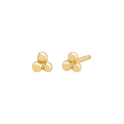 Mini Beaded Cluster Stud Earring