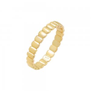 Thin Solid Ridged Ring