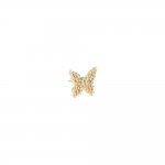 CZ Scattered Marquise Butterfly Stud Earring