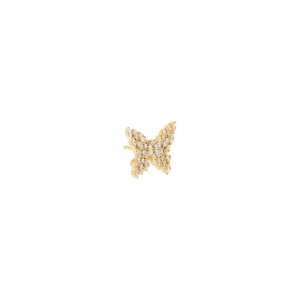 CZ Scattered Marquise Butterfly Stud Earring