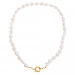 Chunky Pearl Toggle Necklace