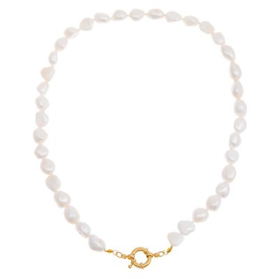 Chunky Pearl Toggle Necklace