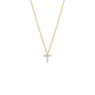 CZ Cross Necklace