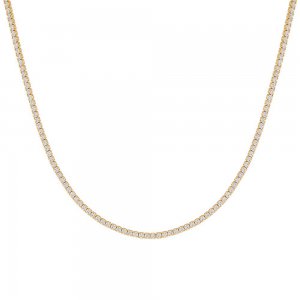 Classic Thin Tennis Necklace