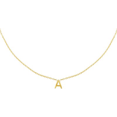 Solid Uppercase Initial Choker