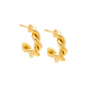 Mini Twisted Hoop Earring