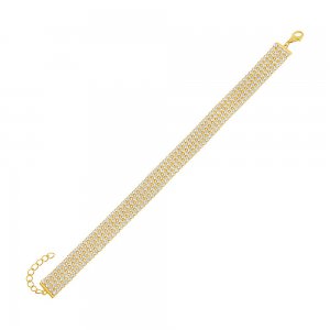 Four Row Bling Tennis Bracelet