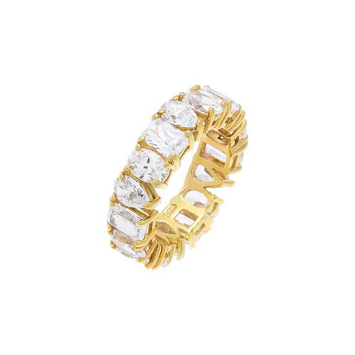 Multishape Eternity Band Ring