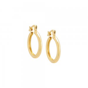 Thin Solid Tube Huggie Earring