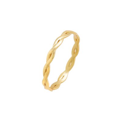 Thin Braided Ring