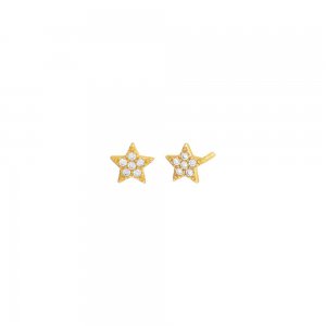 Pave Star Stud Earring