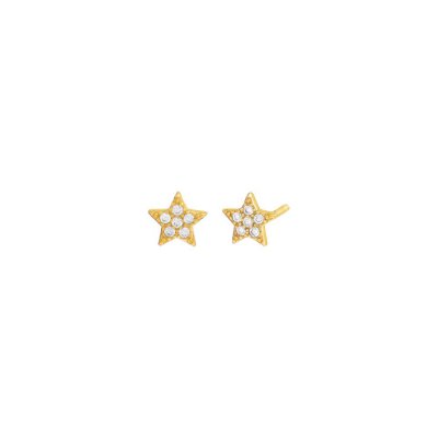 Pave Star Stud Earring