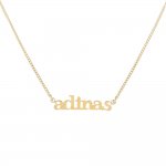 Mini Lowercase Nameplate Necklace