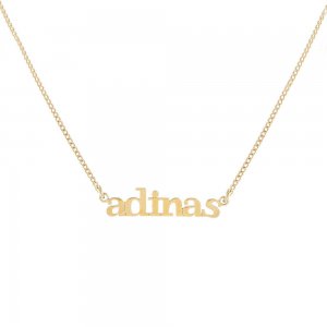 Mini Lowercase Nameplate Necklace