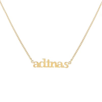 Mini Lowercase Nameplate Necklace