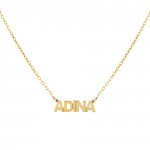 Mini Nameplate Link Necklace