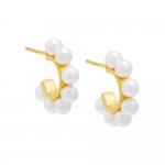 Mini Pearl Hoop Earring