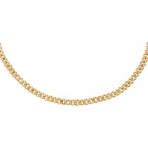 Baby Pave Cuban Link Choker