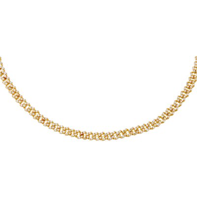 Baby Pave Cuban Link Choker