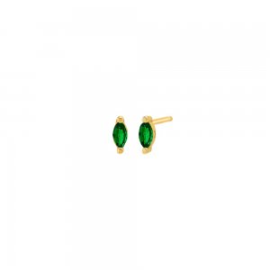 Colored Marquise Stud Earring