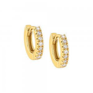 CZ Mini Huggie Earring