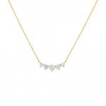 Colored Graduated CZ Pendant Choker