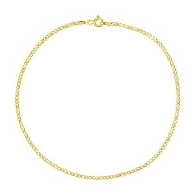 Cuban Chain Anklet 14K