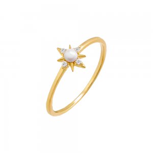 Pearl Starburst Ring