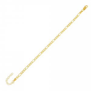 Super Flat Figaro Bracelet