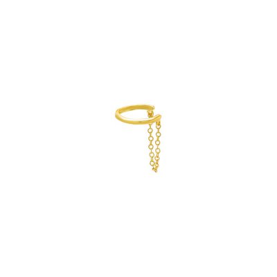 Solid Chain Ear Cuff