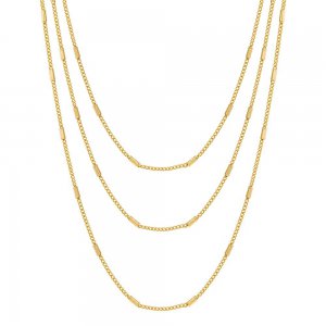 Cylinder Chain Necklace