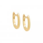 Thin Solid Huggie Earring