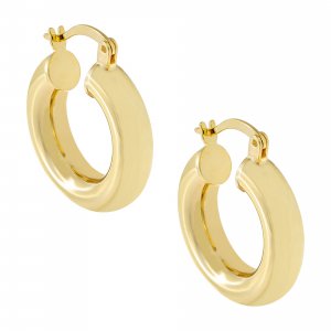 Adina's Chunky Hollow Hoop Earring