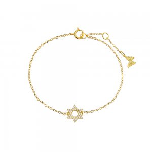 Pave Star Of David Bracelet