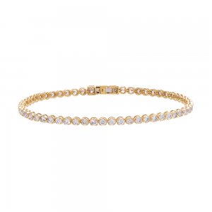 3 Carat Diamond Tennis Bracelet 14K