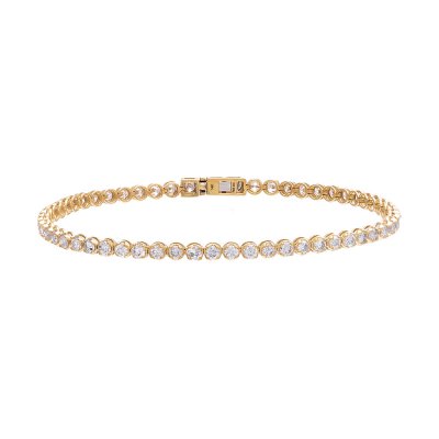 3 Carat Diamond Tennis Bracelet 14K