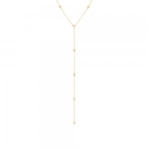 Diamond By The Yard Lariat 14K