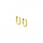 Solid Thin U-Shape Huggie Earring