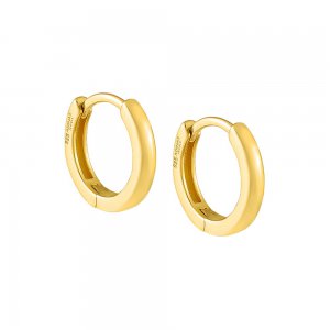 Plain Ring Huggie Earring