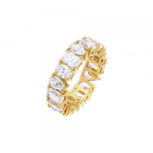 Multishape Eternity Band Ring