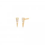 Mini Pave Dagger Stud Earring