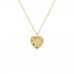 Multi-Colored Heart Pendant Necklace