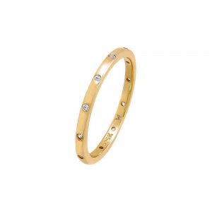 Thin Scattered CZ Eternity Ring